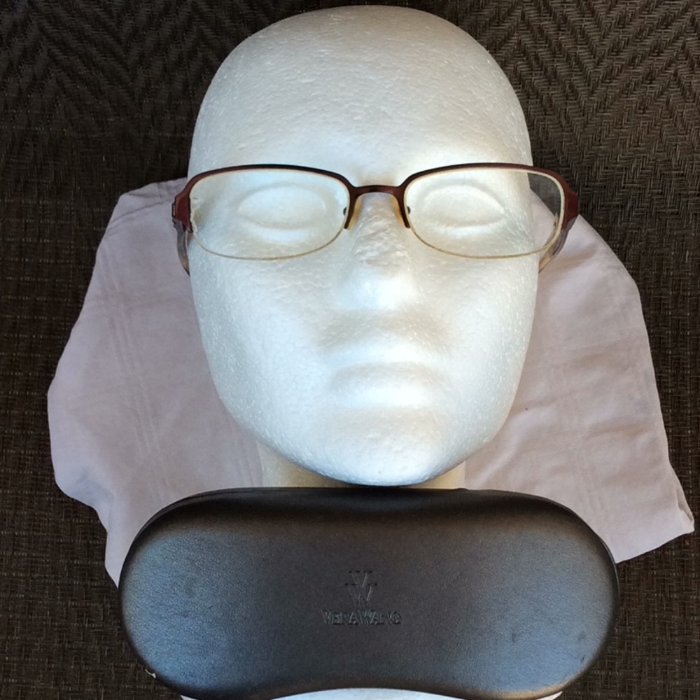 Vera Wang Vintage Half Rim Eyeglasses Frames